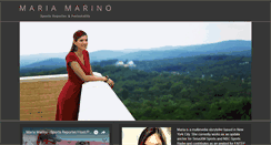 Desktop Screenshot of maria-marino.com