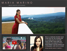 Tablet Screenshot of maria-marino.com